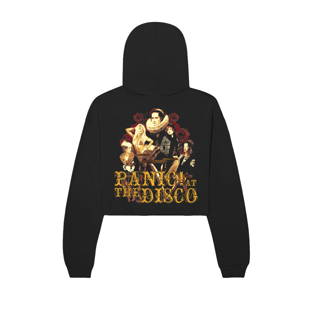 Cover Art Crop Hoodie