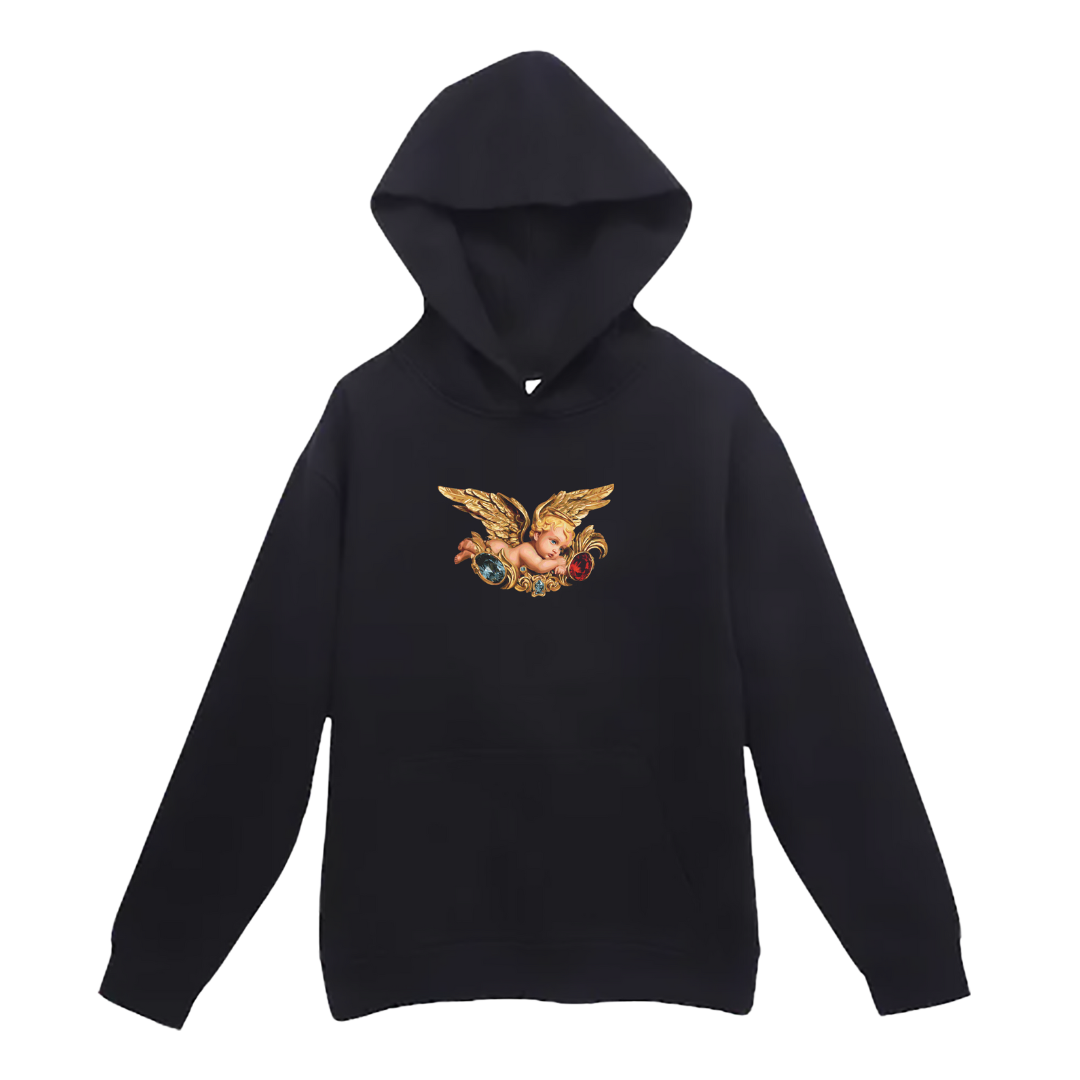 Baroque Angel Pullover Hoodie