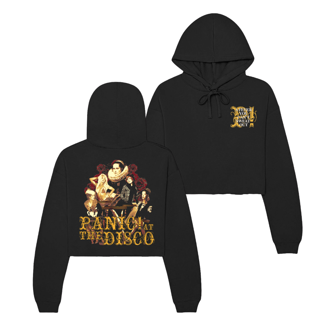 Cover Art Crop Hoodie