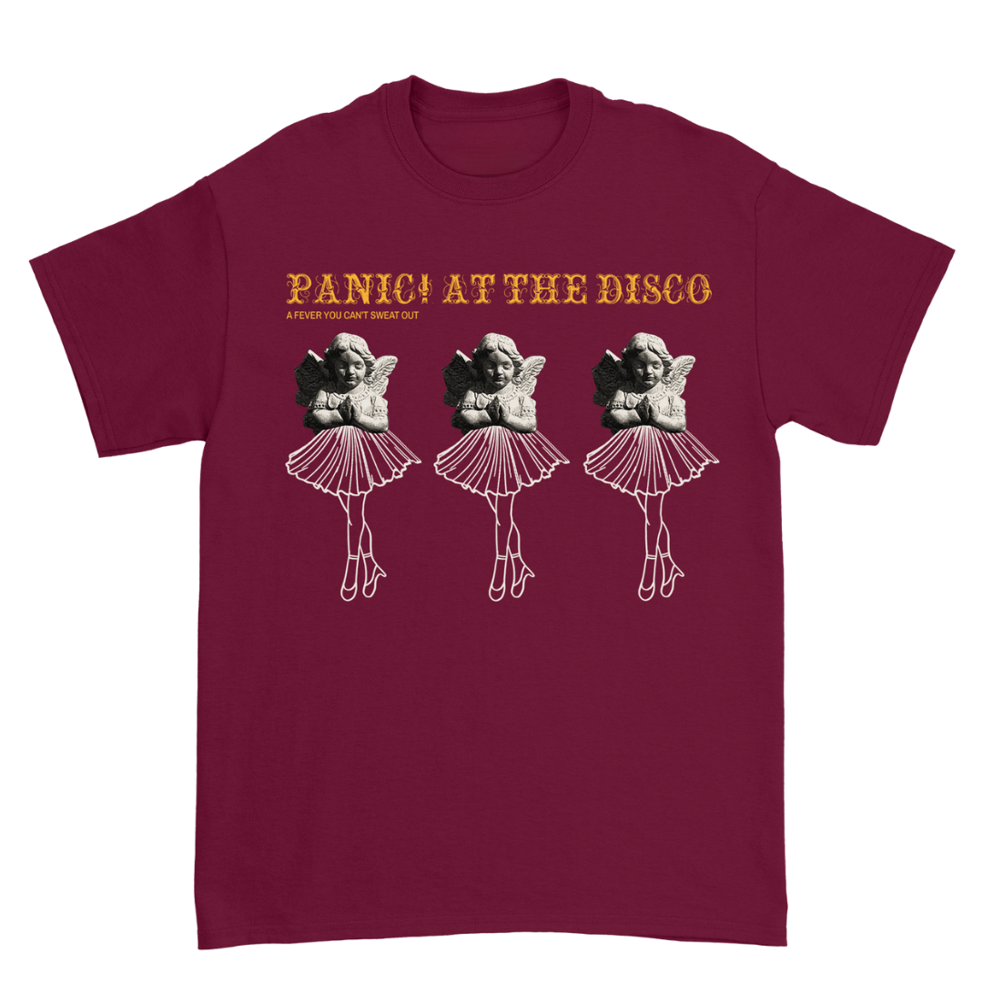 Maroon Ballerina Angel Tee
