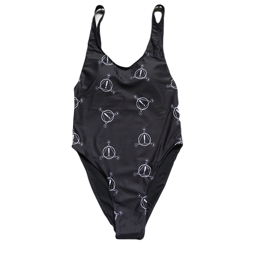 Official Panic at the Disco Merchandise - Custom Juniors All Over Logo  Swimsuit – Panic! At The Disco